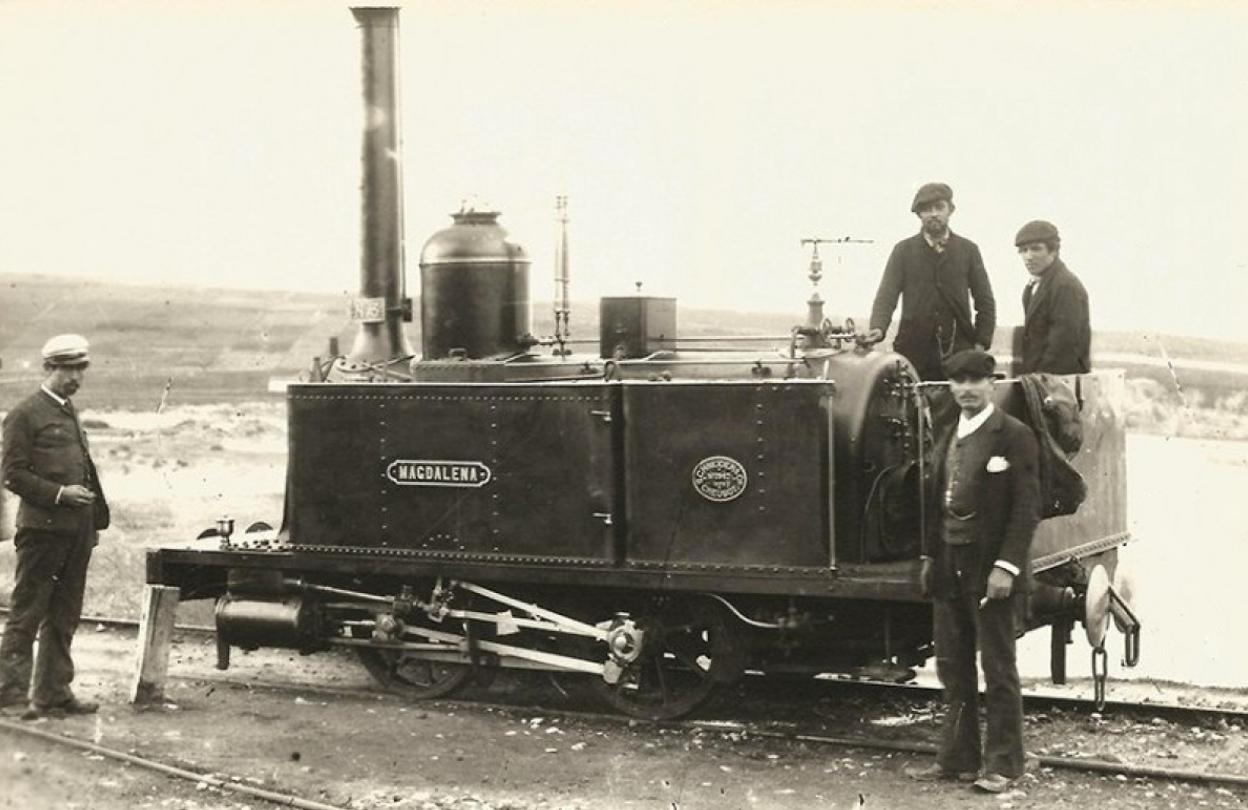 La máquina Magdalena del Tren de Gandarillas.