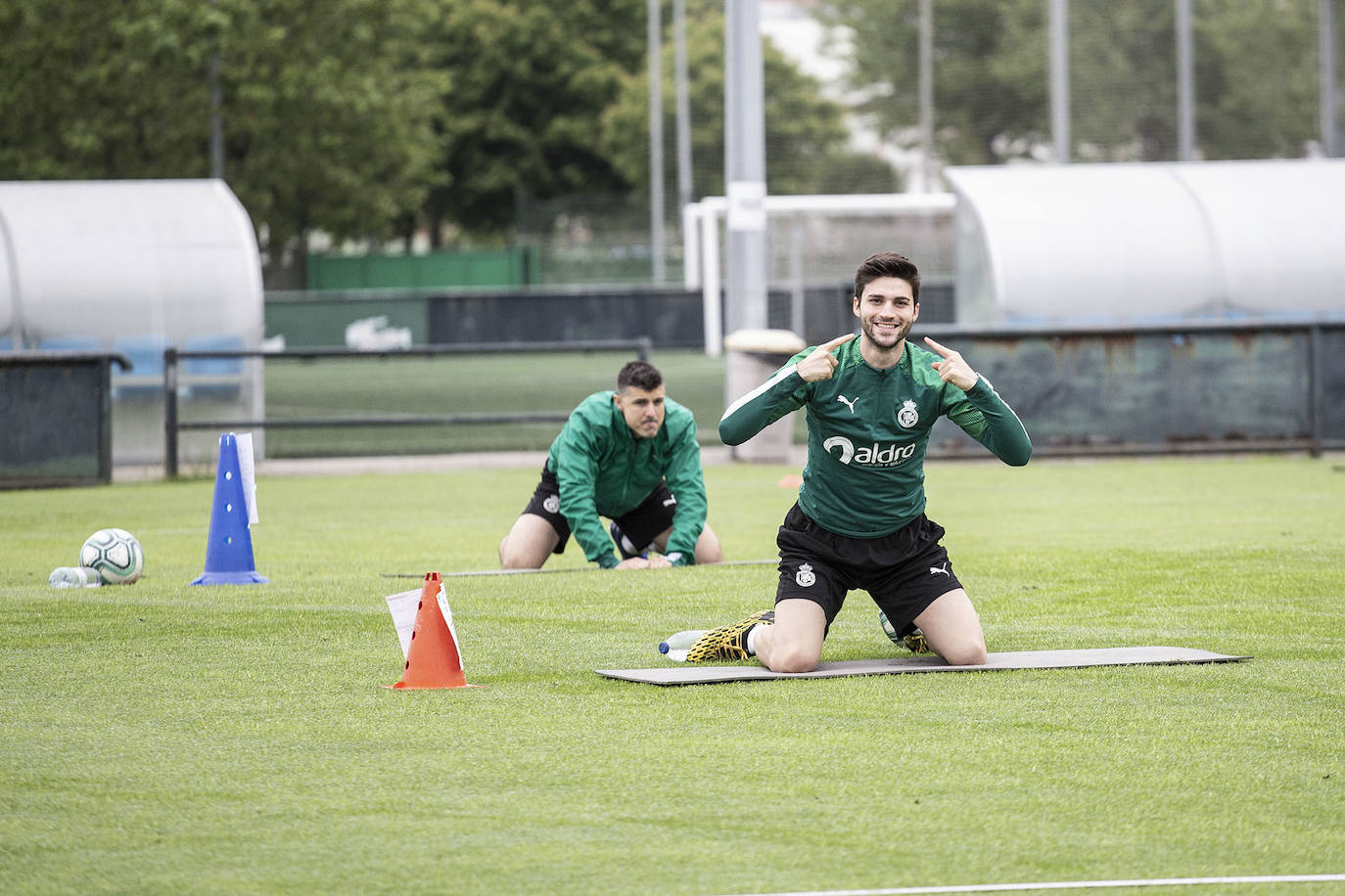 Fotos: Entrenamiento de este miércoles de los jugadores del Racing