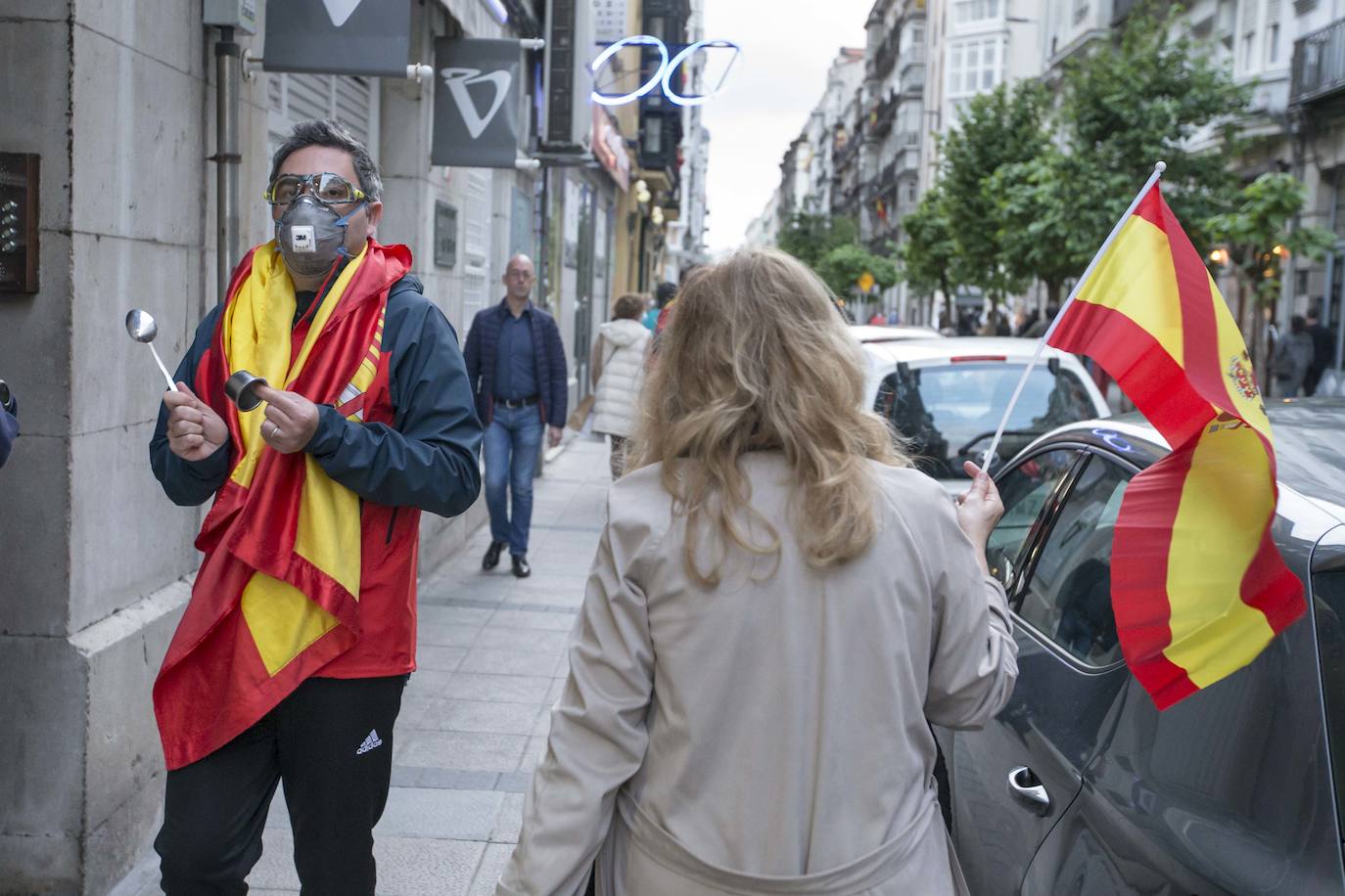 Fotos: Las protestas contra el gobierno de Sánchez llegan a Santander