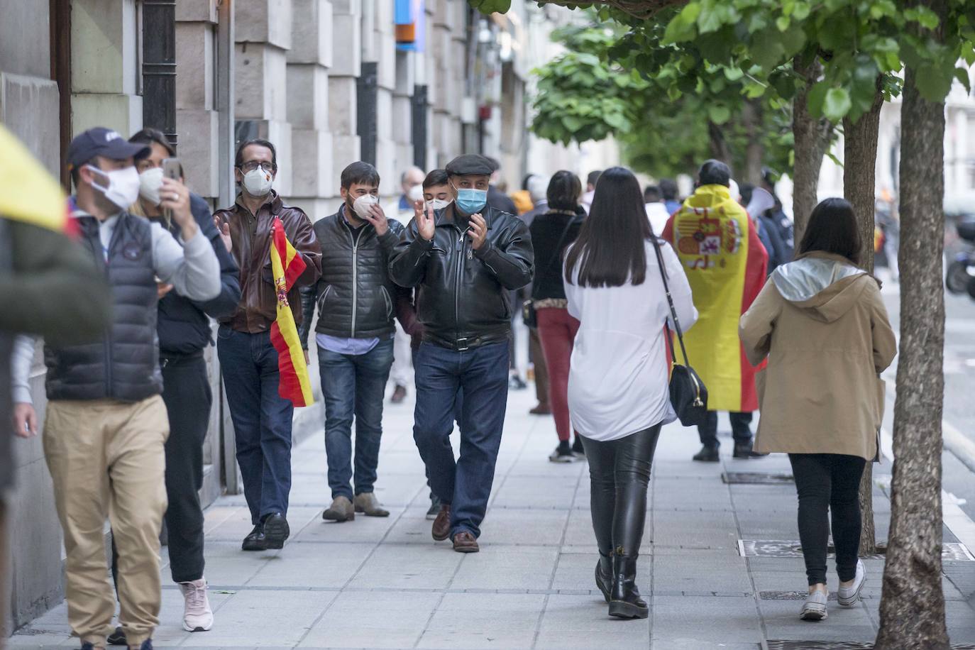 Fotos: Las protestas contra el gobierno de Sánchez llegan a Santander