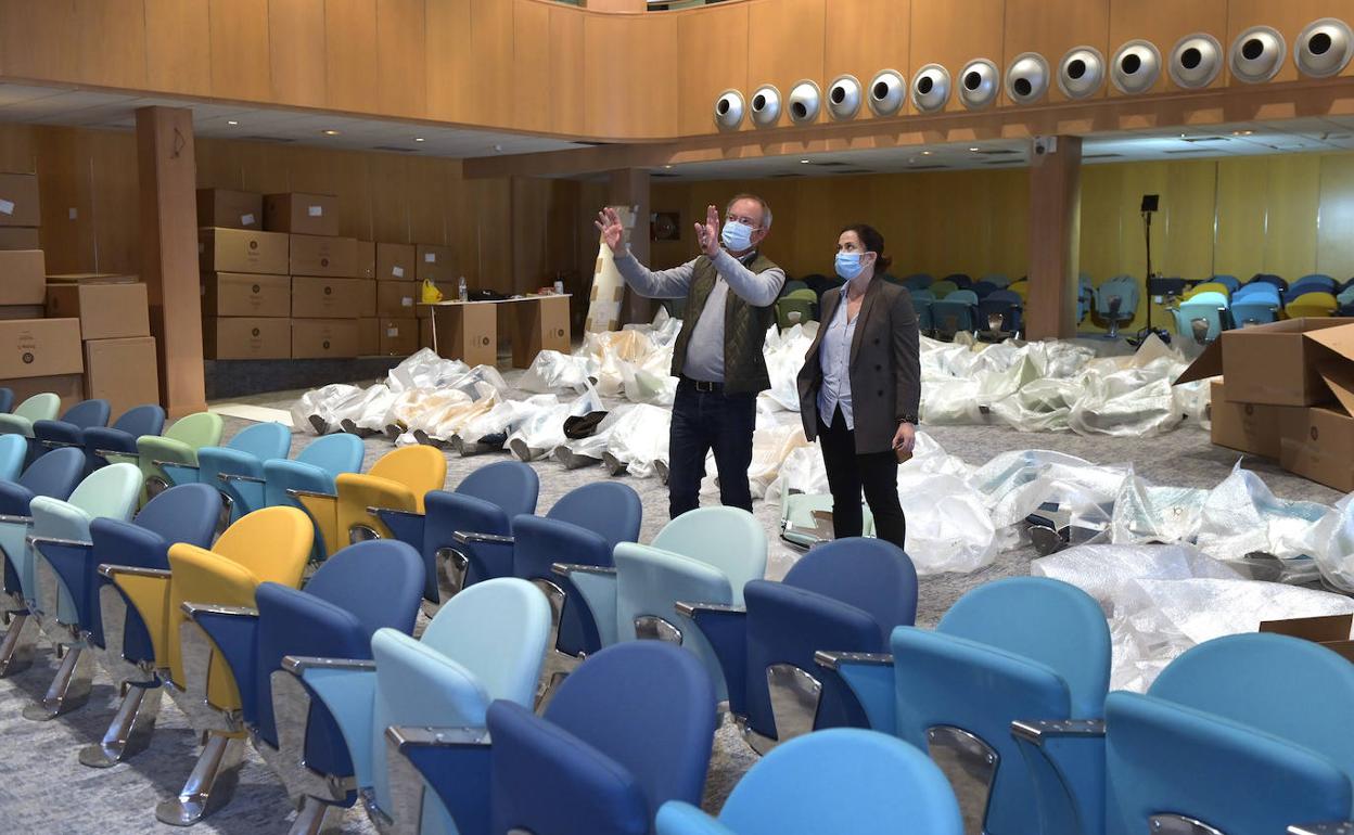 La reforma del Palacio de La Magdalena entra en su recta final