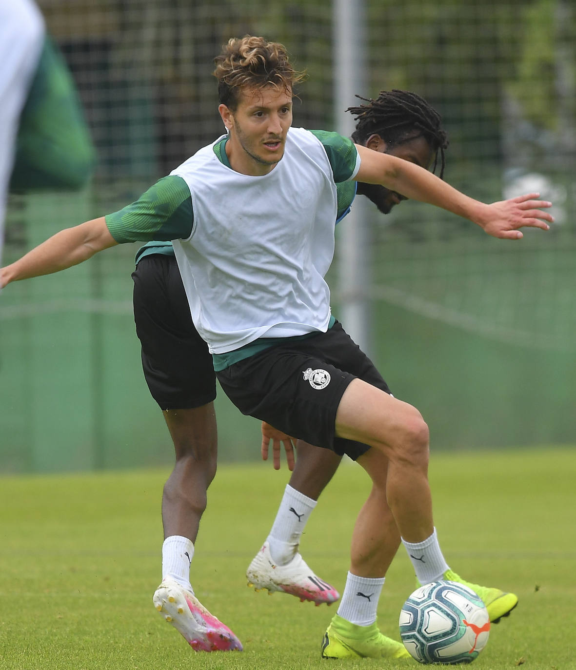 Fotos: El Racing ya entrena al completo