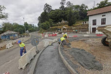 Fotos: Así van las obras del puente de Virgen de la Peña