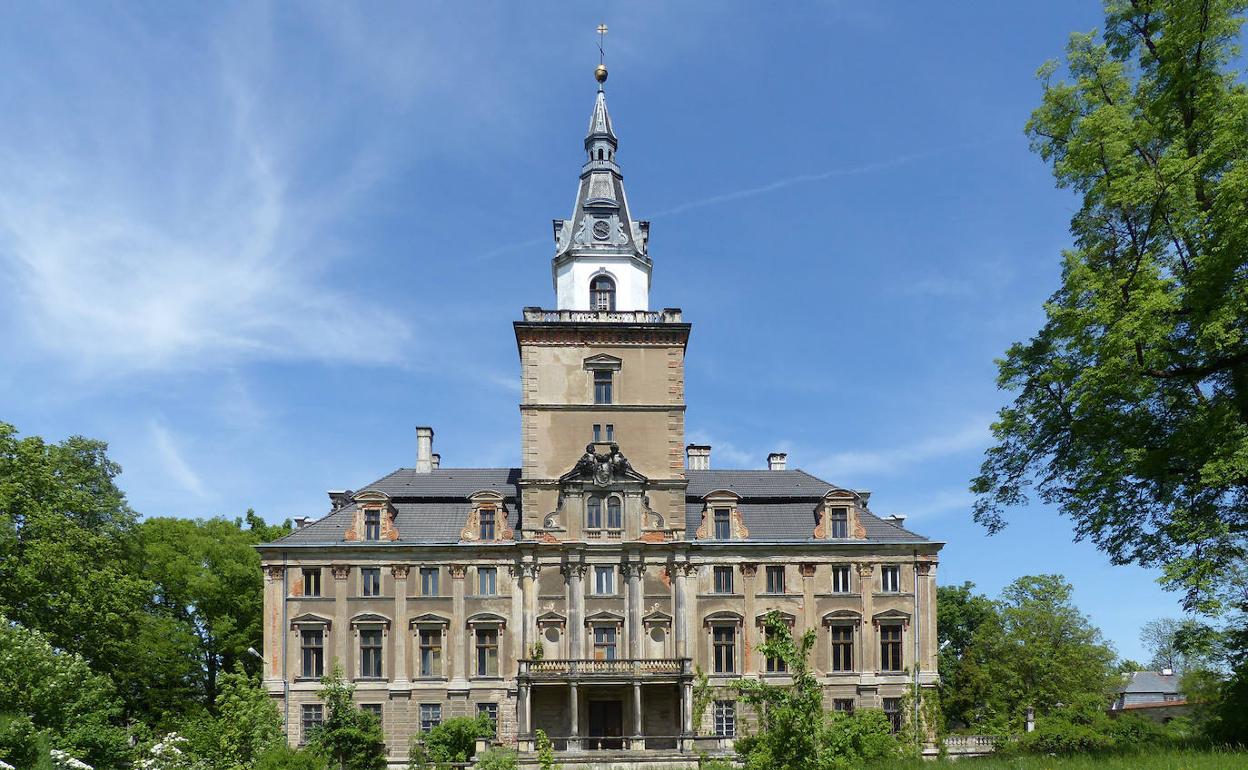 La mansión de la familia Hochberg, cerca de Breslavia, donde estaría la fortuna.