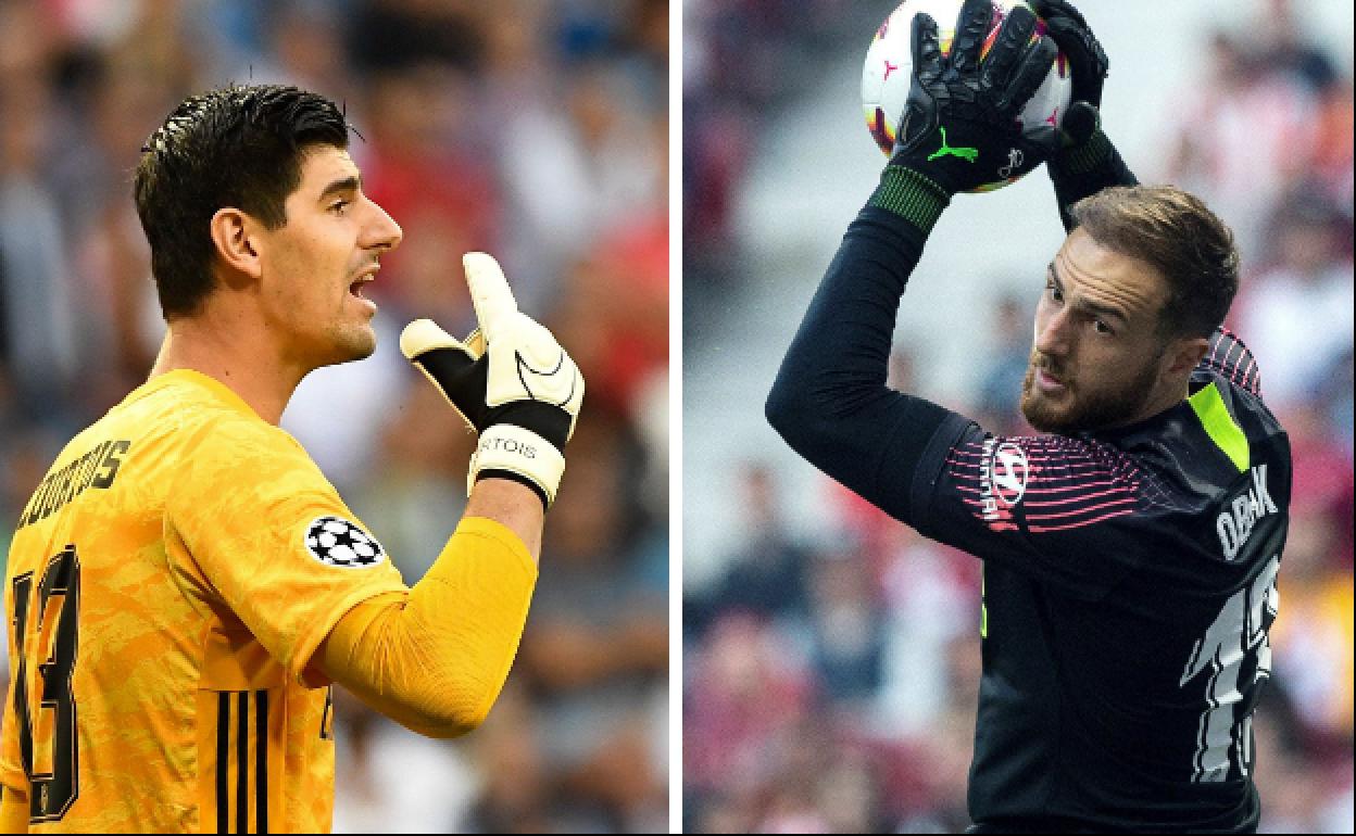 Courtois y Oblak, una carrera contrarreloj por el Zamora más disputado