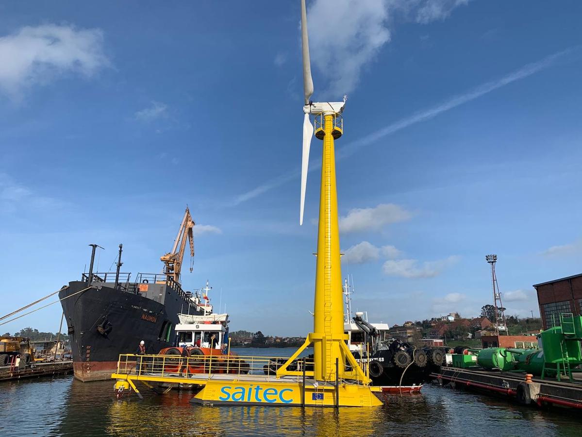 El prototipo ha pasado todo el confinamiento a flote en Astander y su traslado a Santander se efectuará entre el 29 de junio y el 12 de julio.