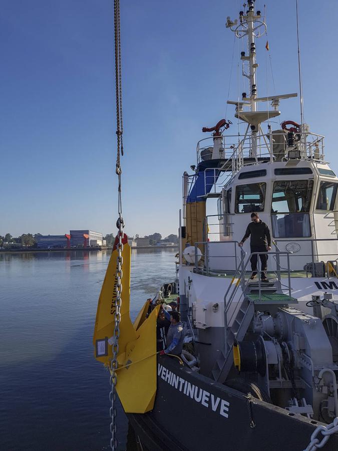 El prototipo ha pasado todo el confinamiento a flote en Astander y su traslado a Santander se efectuará entre el 29 de junio y el 12 de julio.