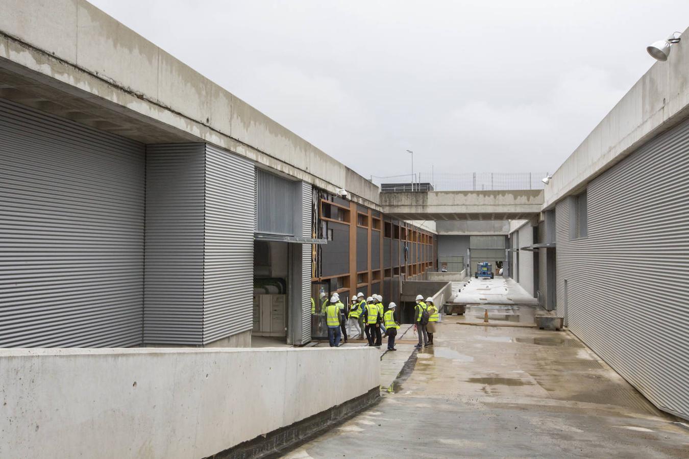 Fotos: Visita a las futuras instalaciones de Policía y Talleres