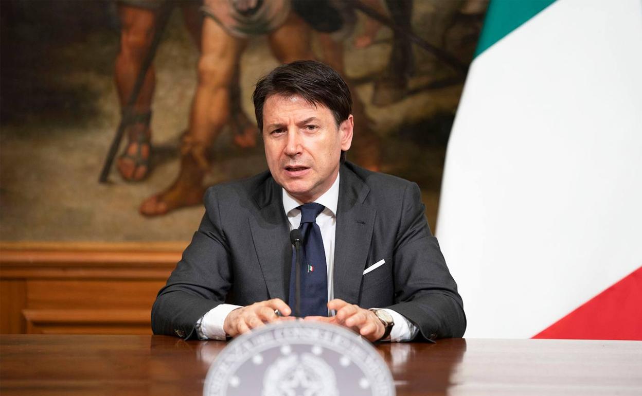 El Primer Ministro de Italia, Giuseppe Conte. 