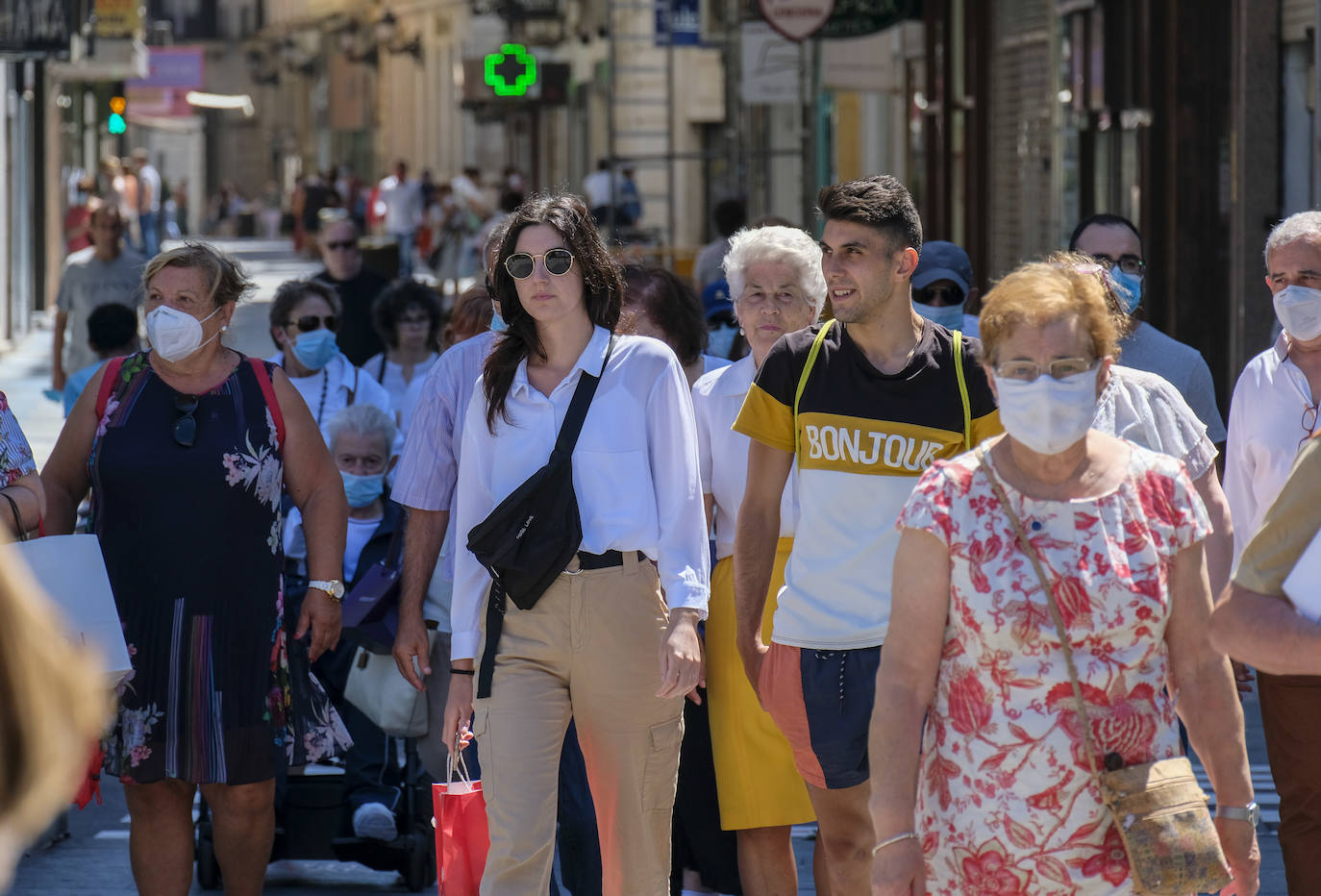 Fotos: El uso se la mascarilla se relaja