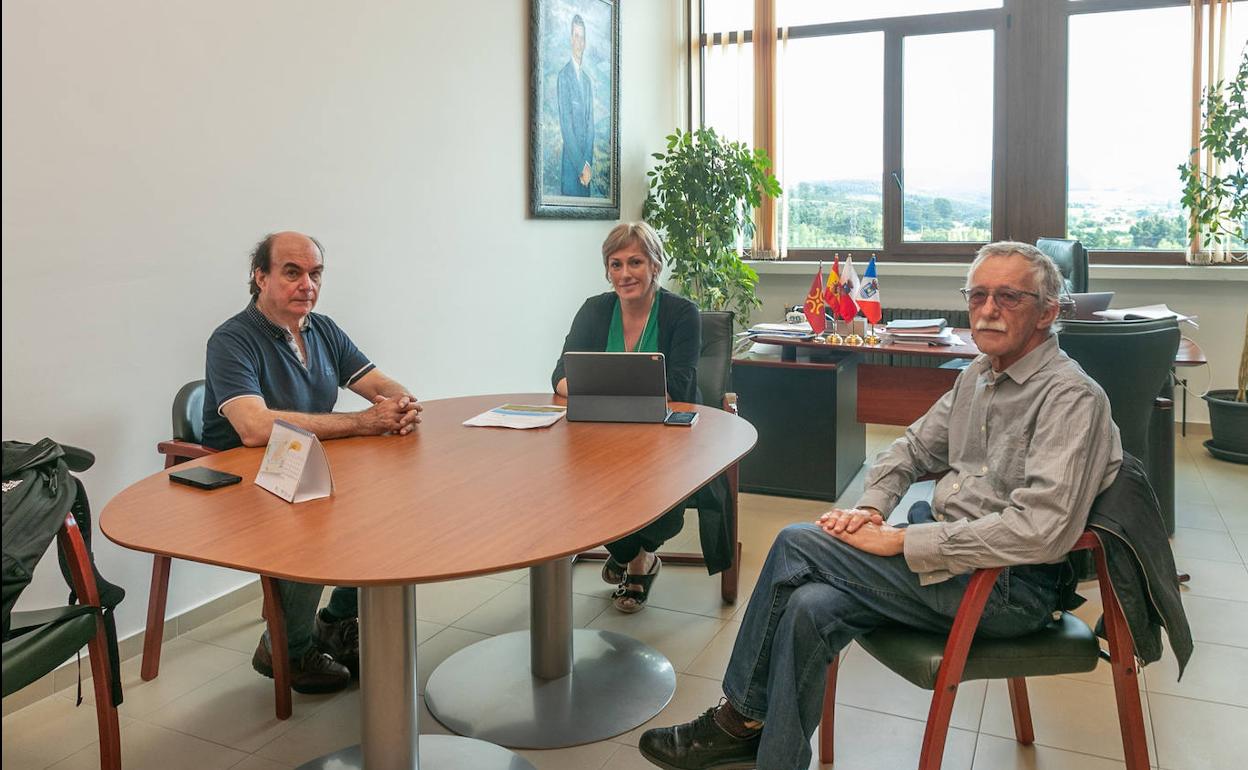 Reunión de la alcaldesa con responsables de Arca. 