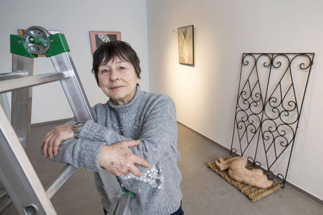  Mercedes Elvira en la sala de Uneatlántico el pasado año. roberto ruiz