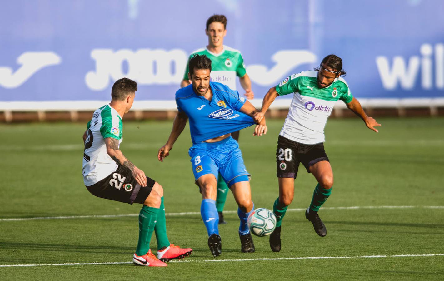 El Racing perdió en el estadio Fernando Torres ante el Fuenlabrada.