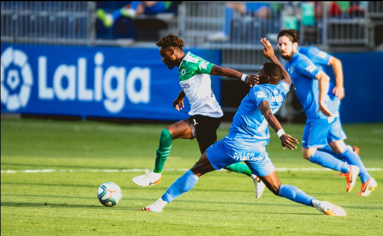 Kitoko se tuvo que retirar lesionado en el minuto 19.