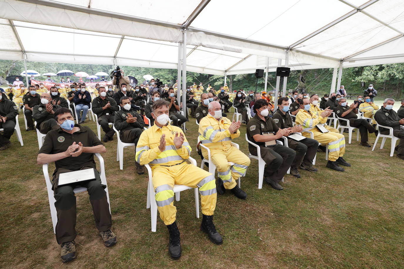 Fotos: Homenaje a los forestales