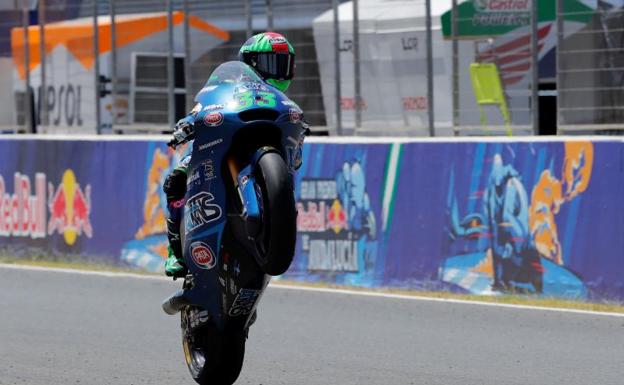 Bastianini lidera un triplete italiano en Moto2