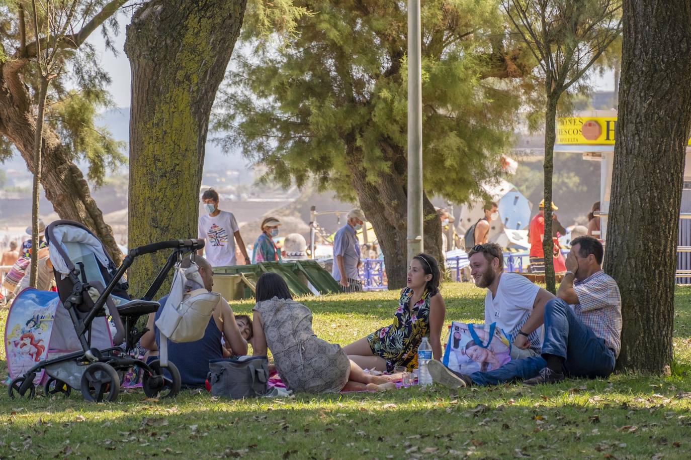 Fotos: Soportando el calor como se puede