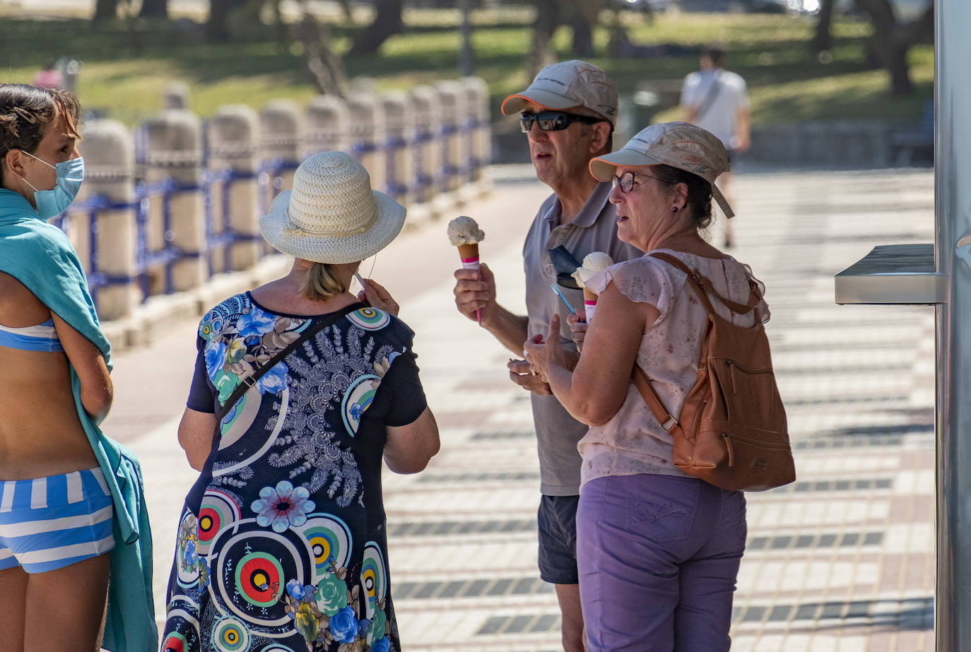 Fotos: Soportando el calor como se puede