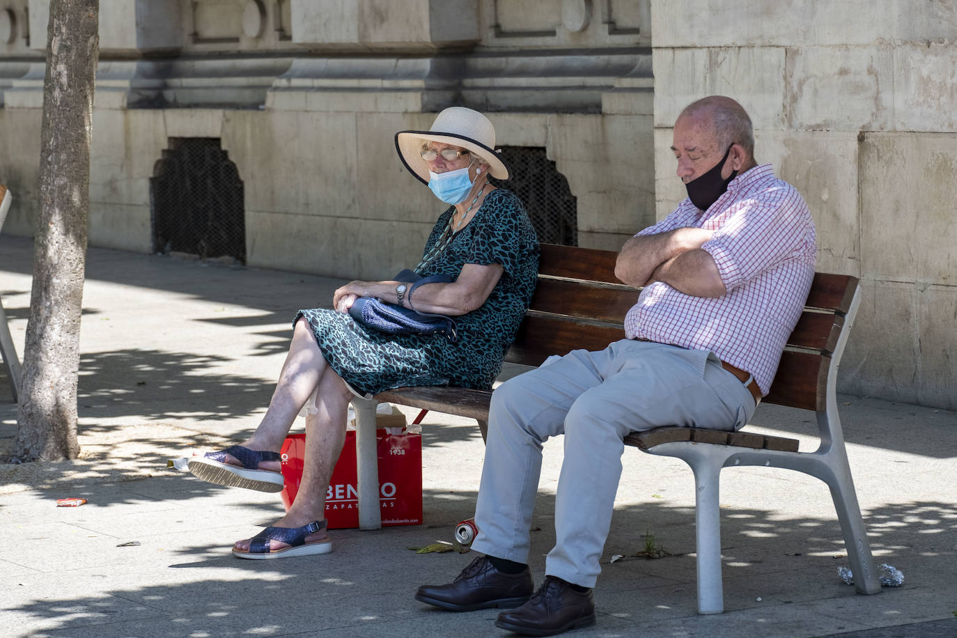 Fotos: Soportando el calor como se puede