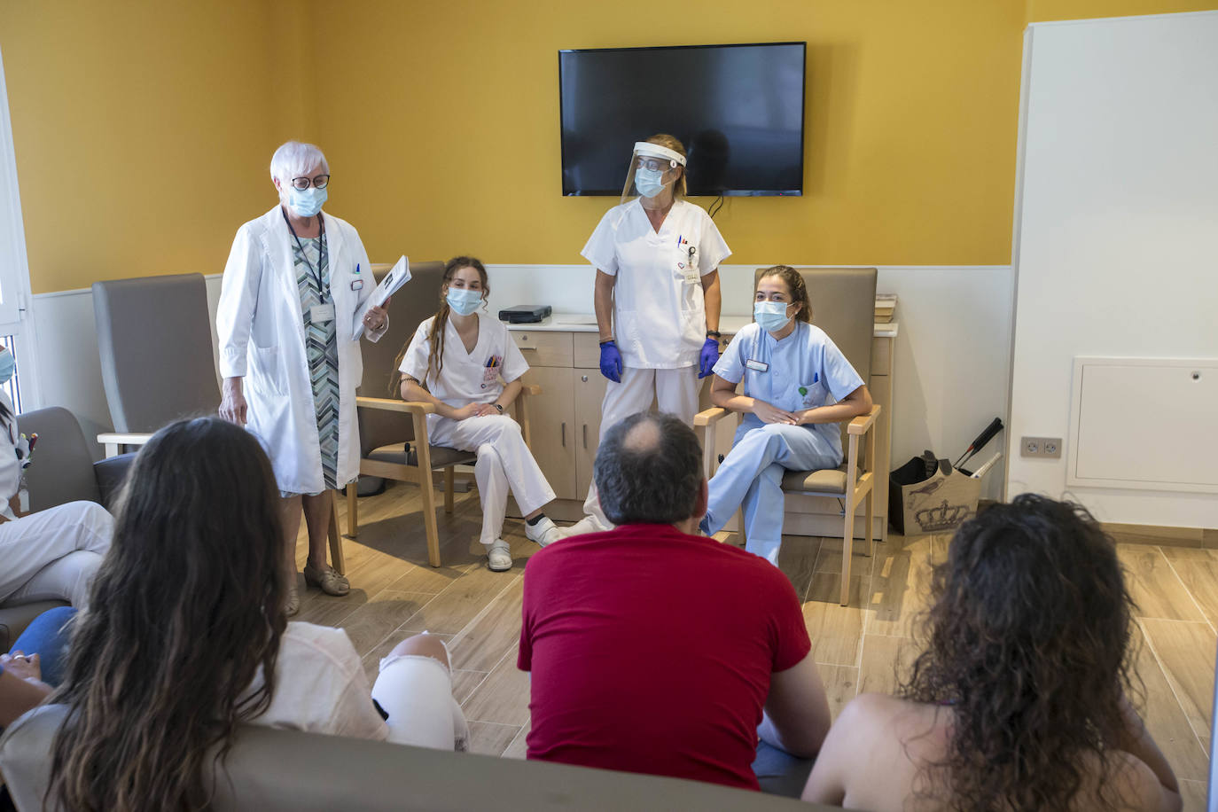 Fotos: Estricto protocolo sanitario en el Centro Hospitalario Padre Menni