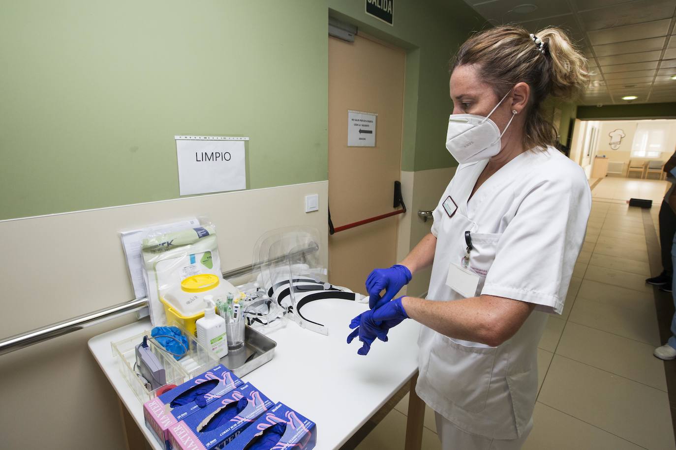 Fotos: Estricto protocolo sanitario en el Centro Hospitalario Padre Menni