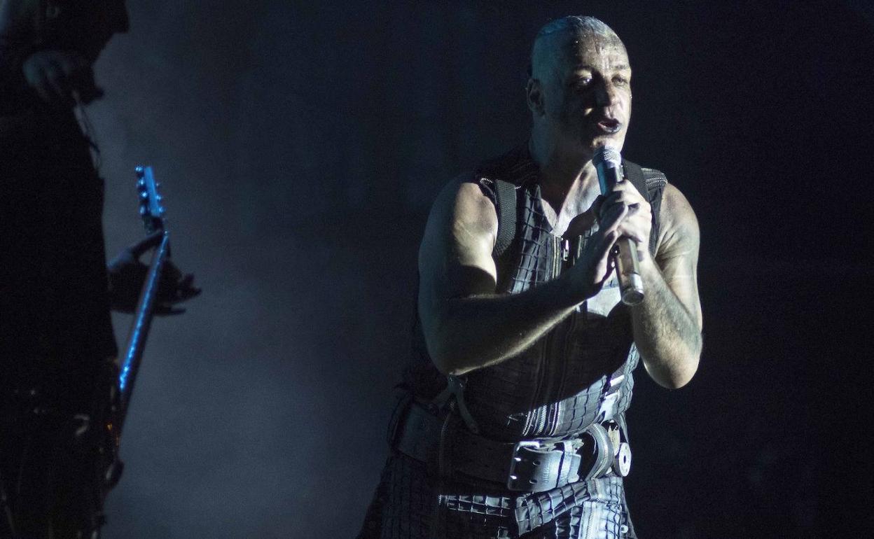 Concierto de Rammstein en una edición previa