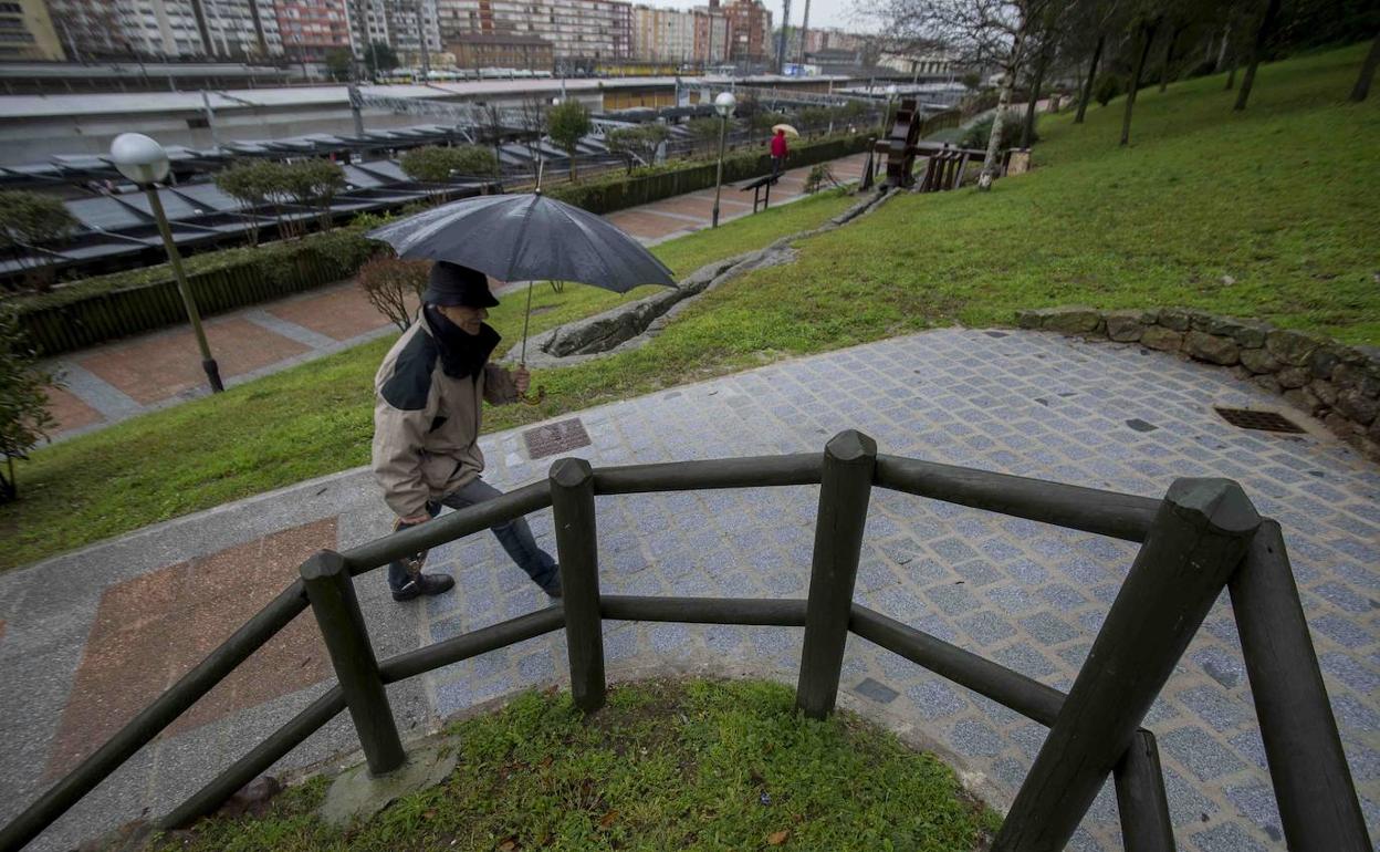 Imagen de archivo del Parque Sotileza (también llamado Parque del Agua).