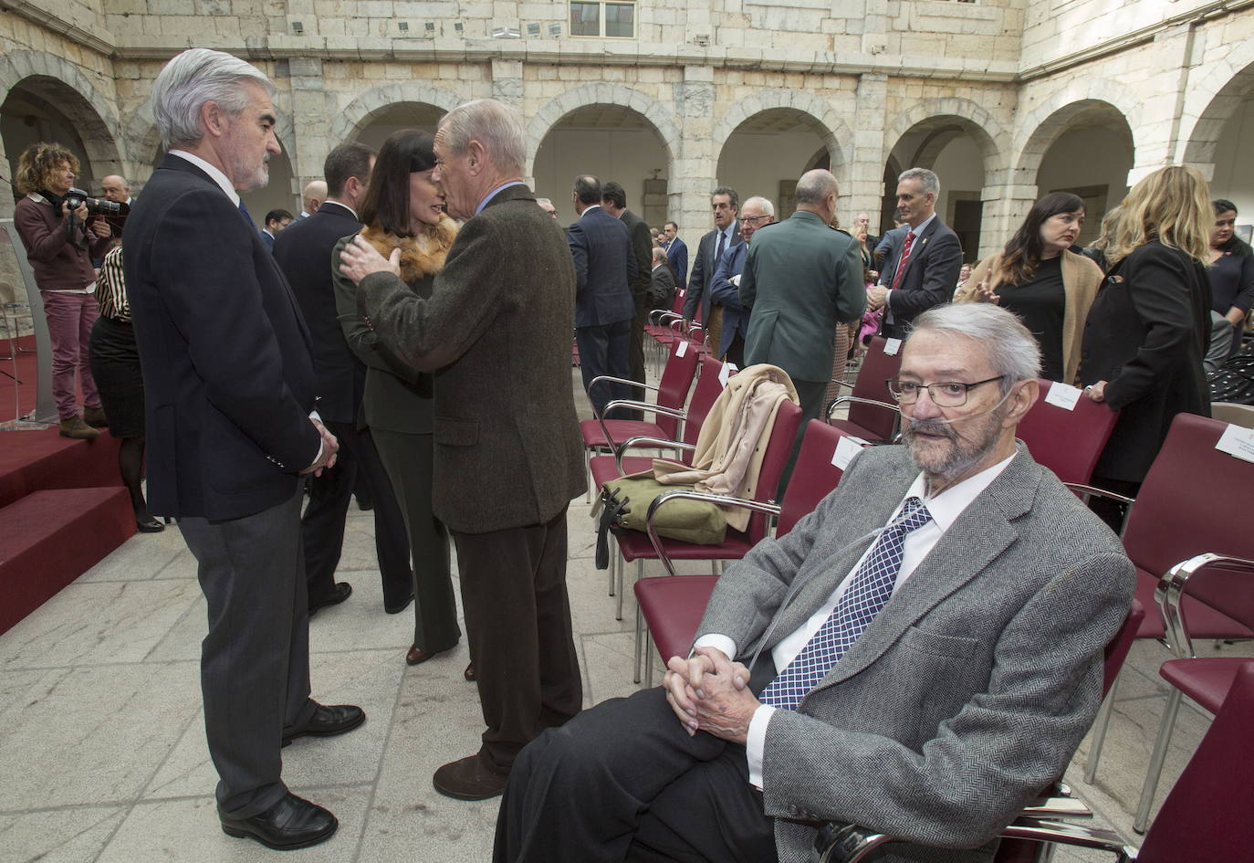 Imagen de archivo de Jame Blanco, en el acto del 38º aniversario del Estatuto de Cantabria, el pasado mes de febrero