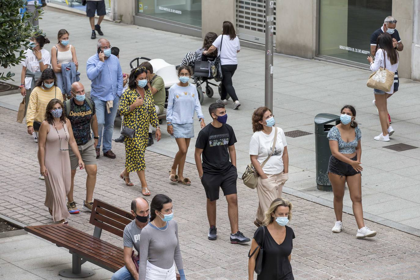 Santander repleto de Turistas