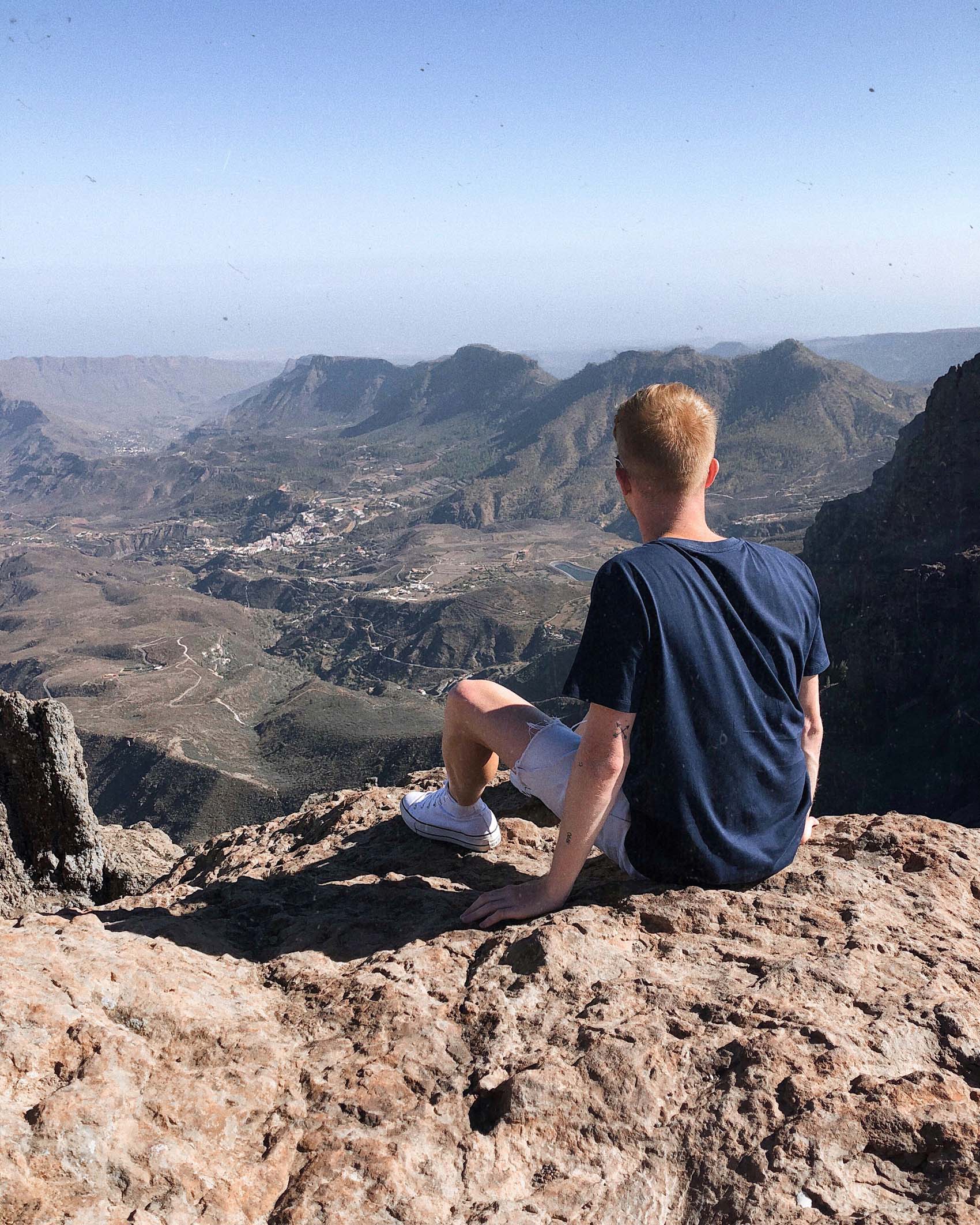 Impresionante vista en el Pico Las Nieves (Gran Canaria).