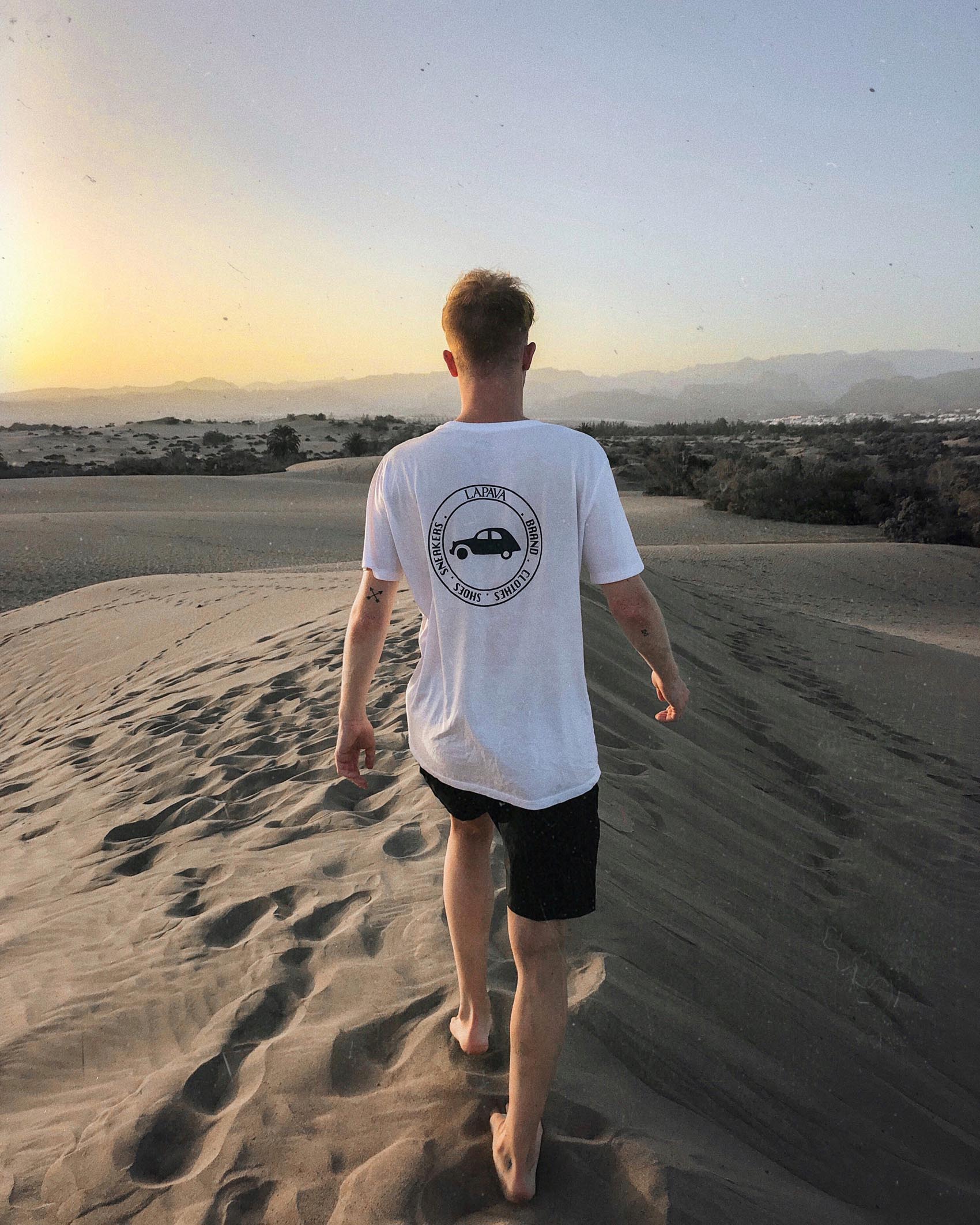 Atardecer en las Dunas de Maspalomas.