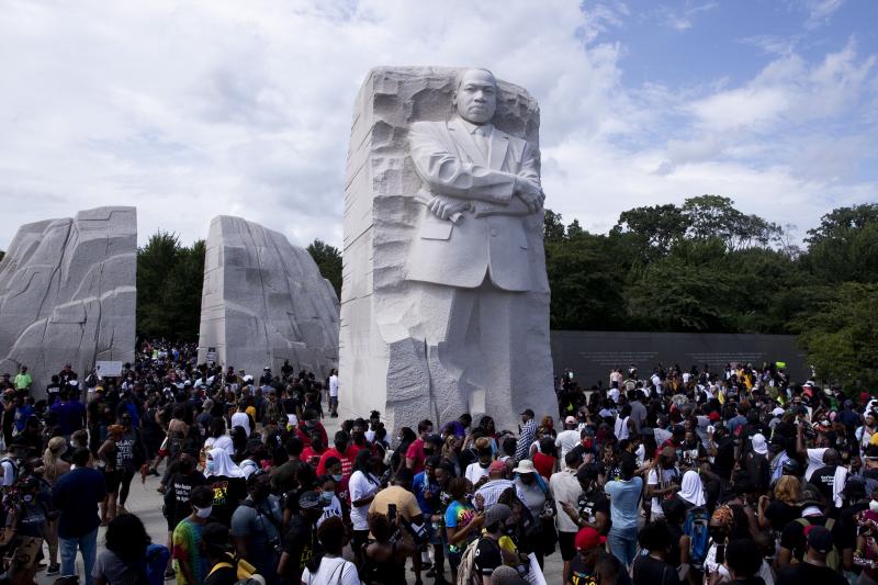 Fotos: La marcha contra el racismo en Washington, en imágenes