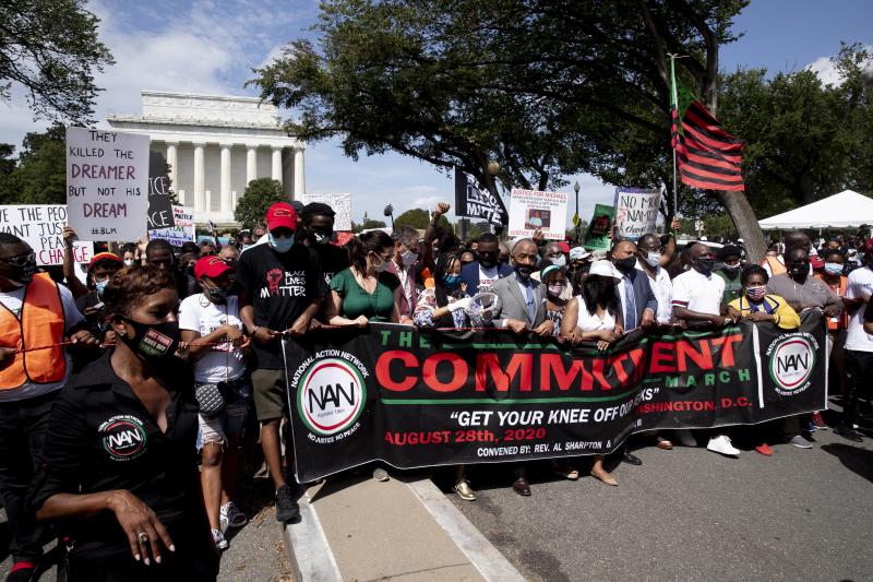 Fotos: La marcha contra el racismo en Washington, en imágenes