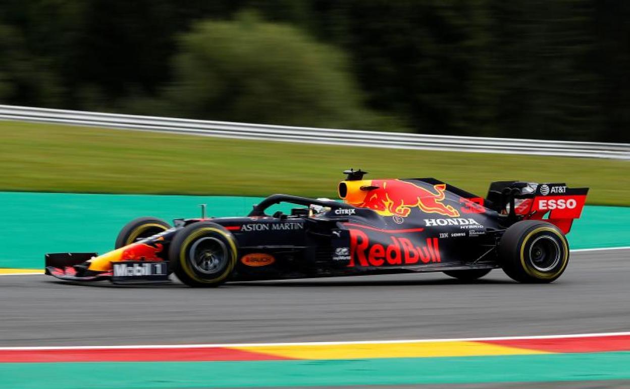 Max Verstappen, en el circuito de Spa. 