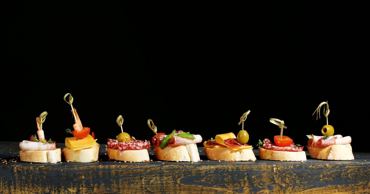 La posibilidad de crear pinchos diferentes no tiene límites si la creatividad del chef está a la altura. 