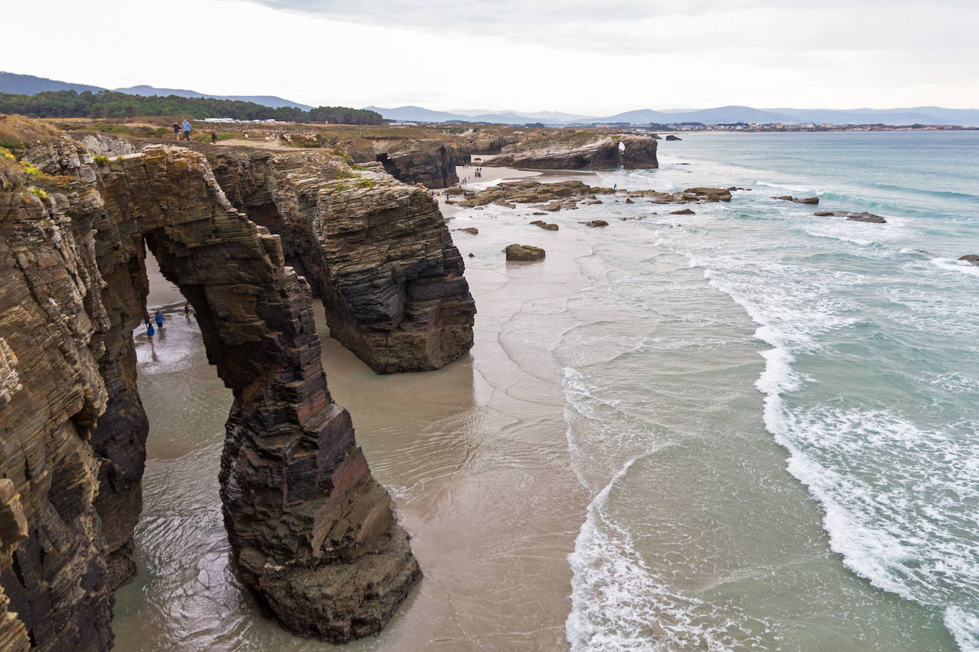 Playa de Las Catedrales, Ribadeo (Lugo).