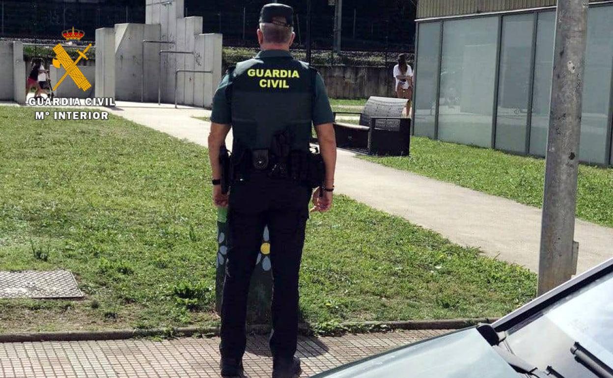 Zona del Parque de Cros donde habían quedado los menores para pegarse.