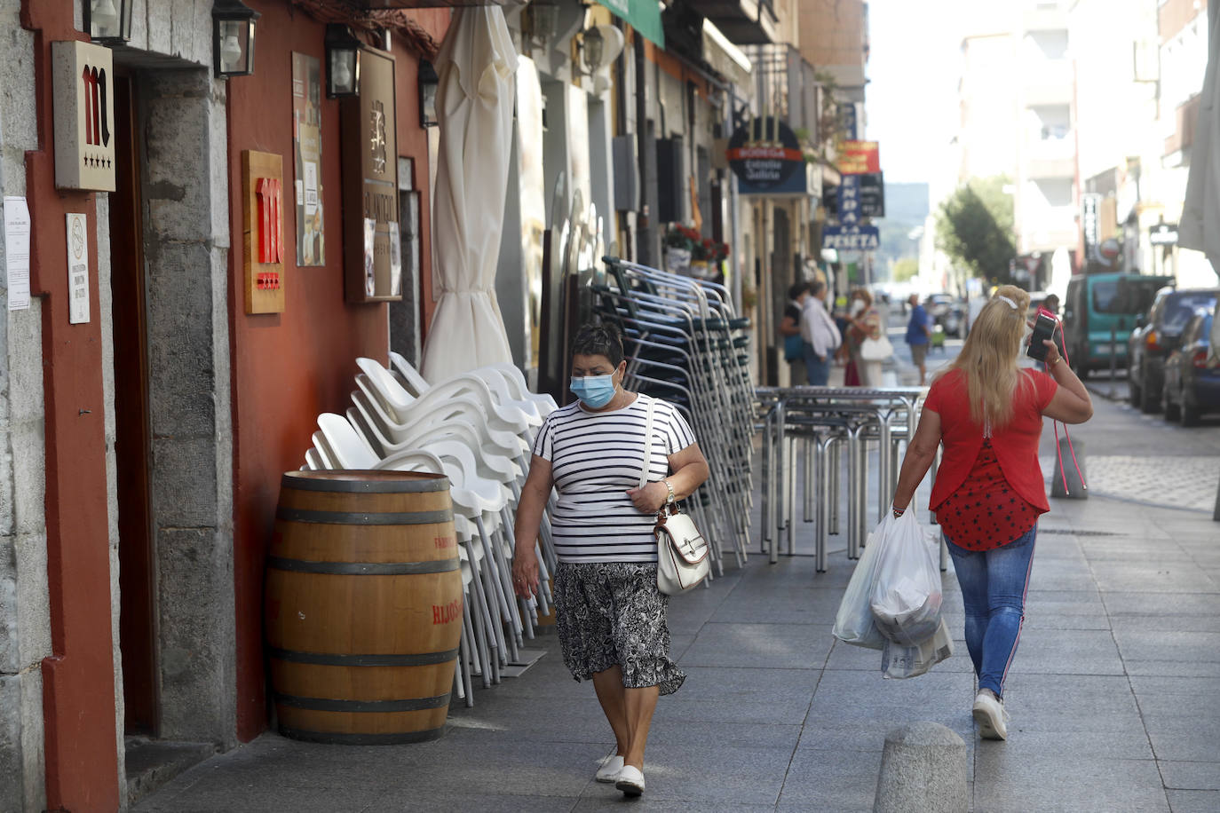 Sin turistas y con muy poca gente en la calle, así ha trasncurido la primera jornada