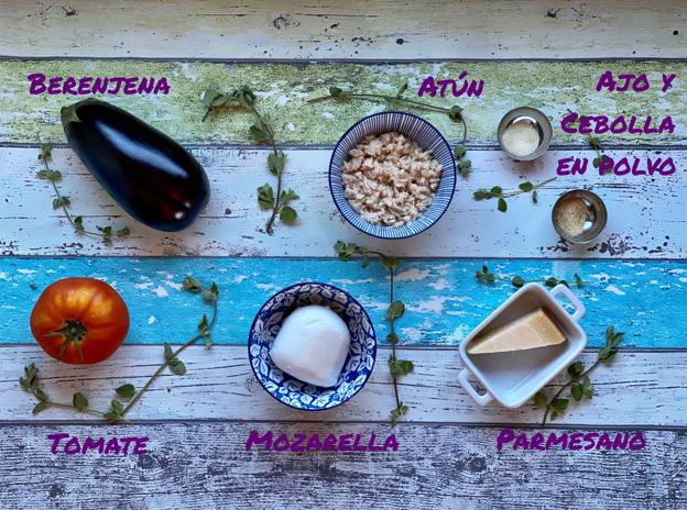 Los ingredientes del plato.