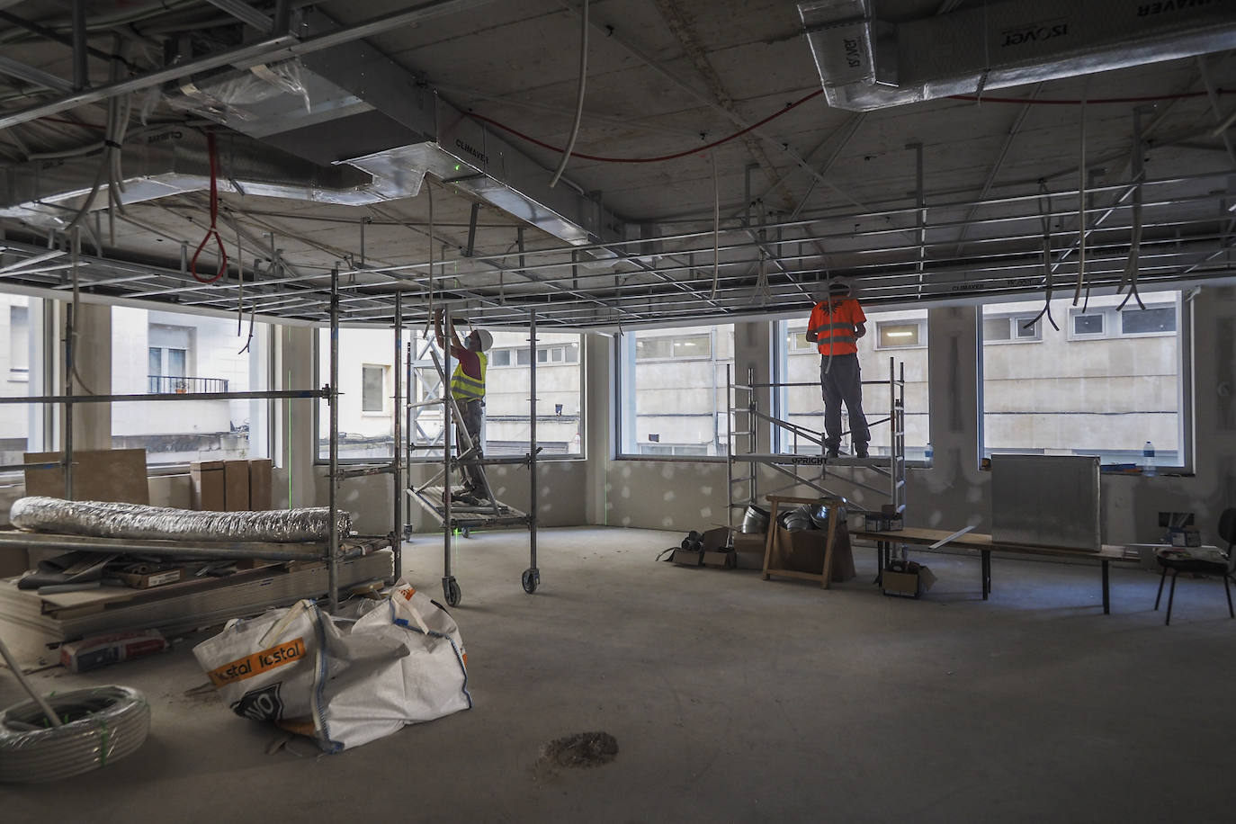 Fotos: Obras en el nuevo edificio municipal de la calle La Paz