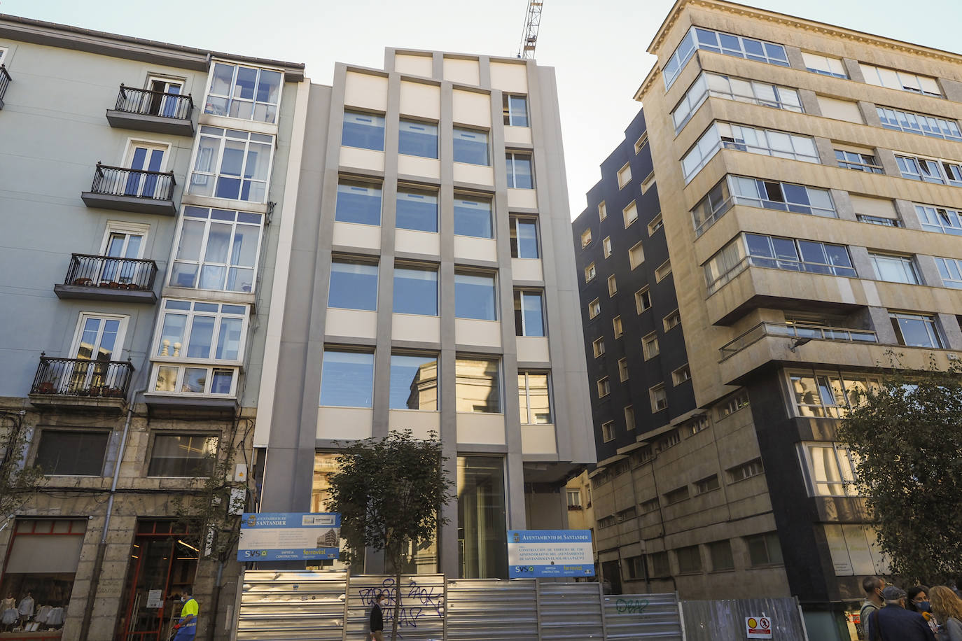 Fotos: Obras en el nuevo edificio municipal de la calle La Paz