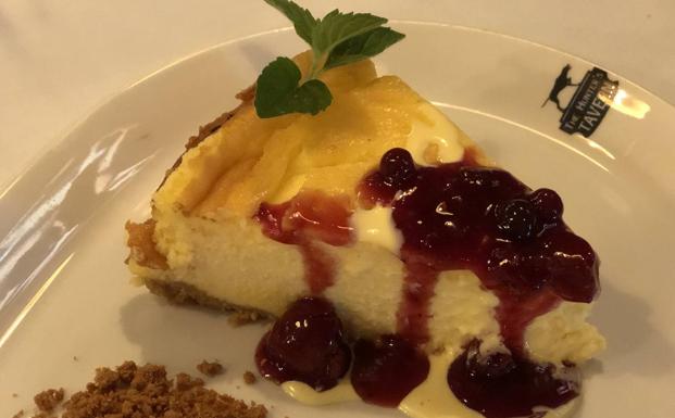 Tarta de queso. 