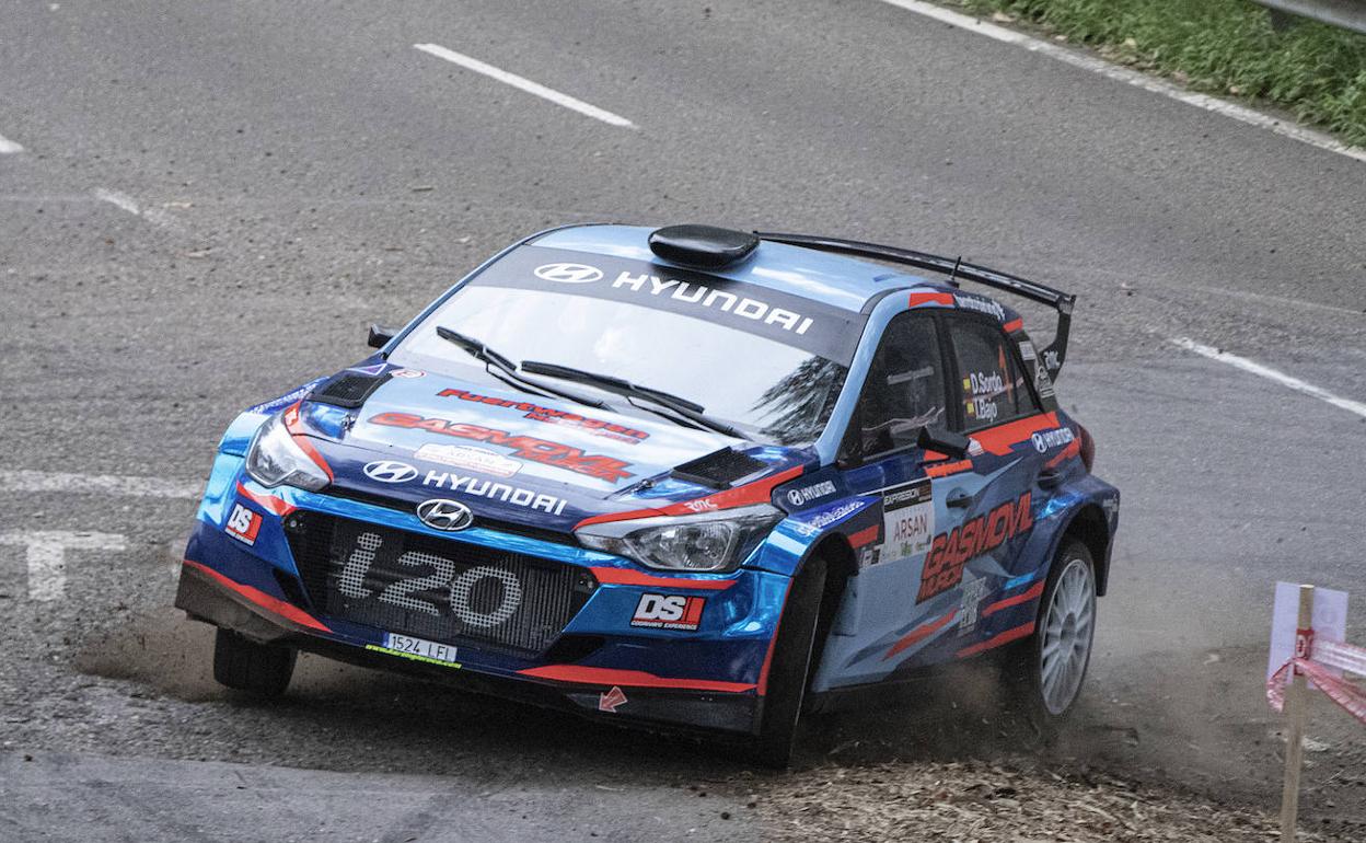 Dani Sordo, en el pasado Rallysprint de Rudagüera. 