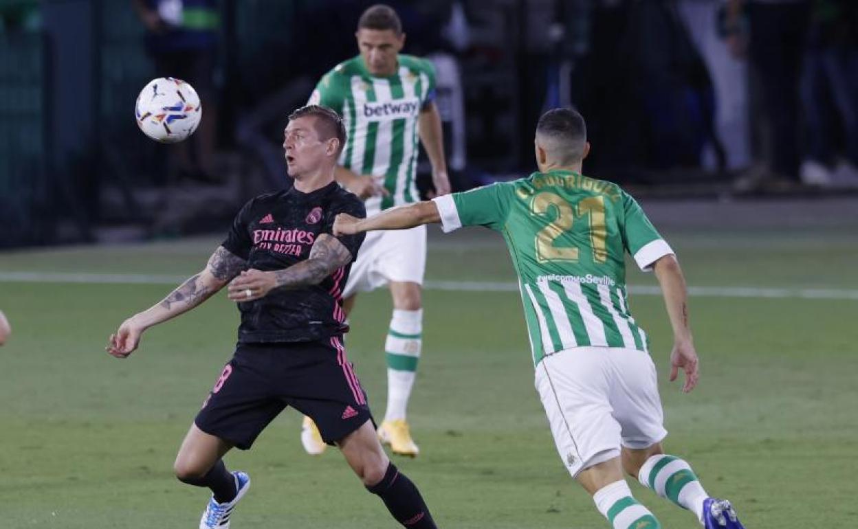 Toni Kroos, durante el partido entre Betis y Real Madrid.