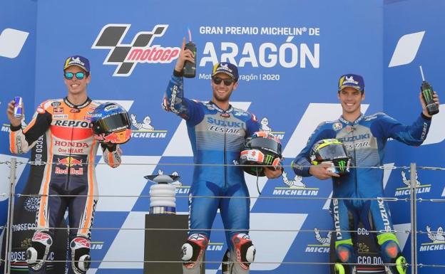 Álex Rins encabeza el póker español en MotoGP