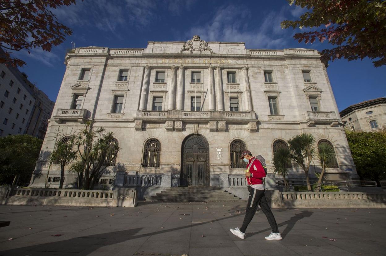 El edificio del Banco de España, que acogerá el proyecto del Centro Asociado al Reina Sofía, en una imagen de esta semana.