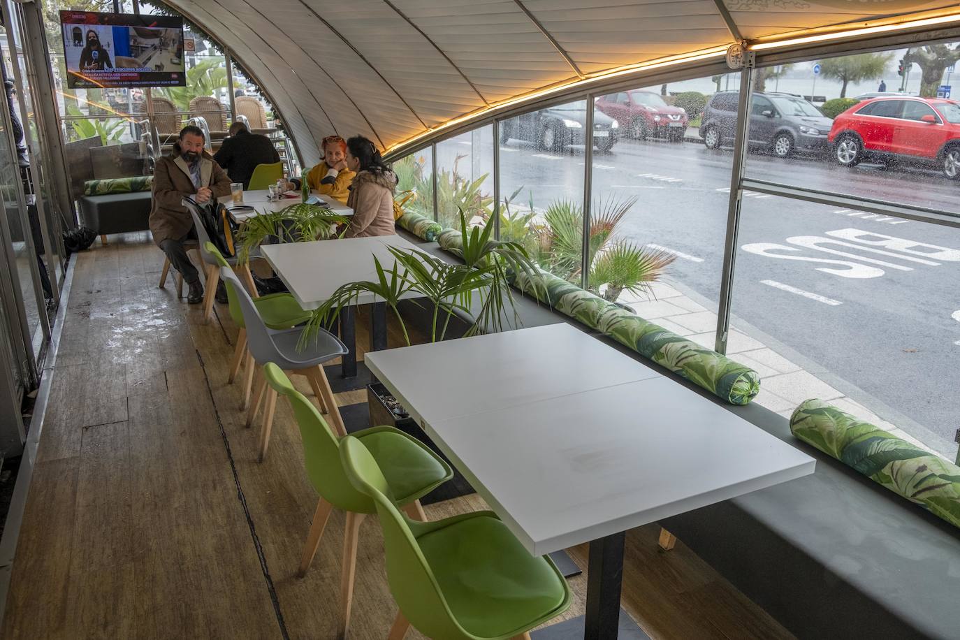 Fotos: Toque de queda