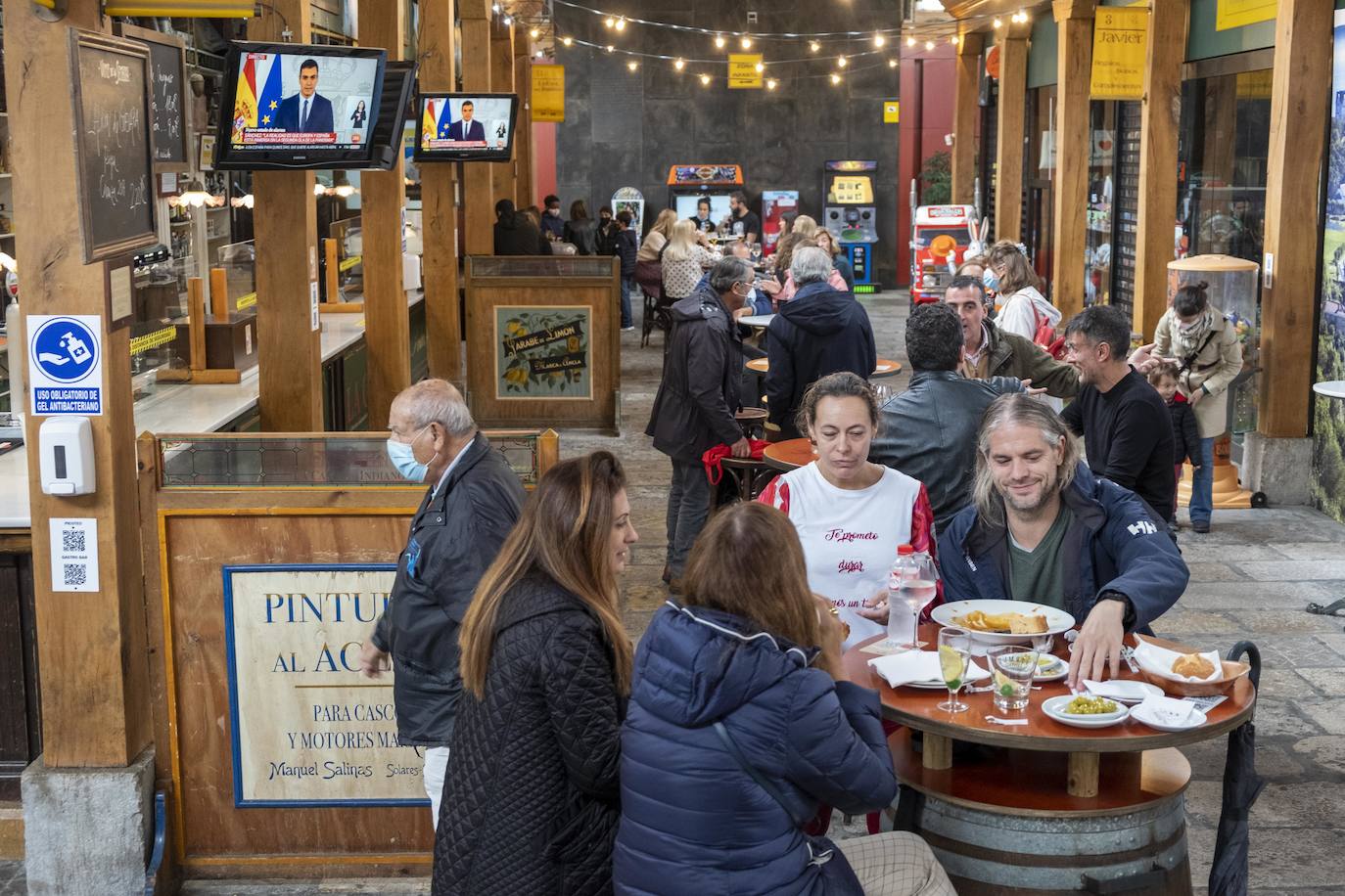 Fotos: Toque de queda