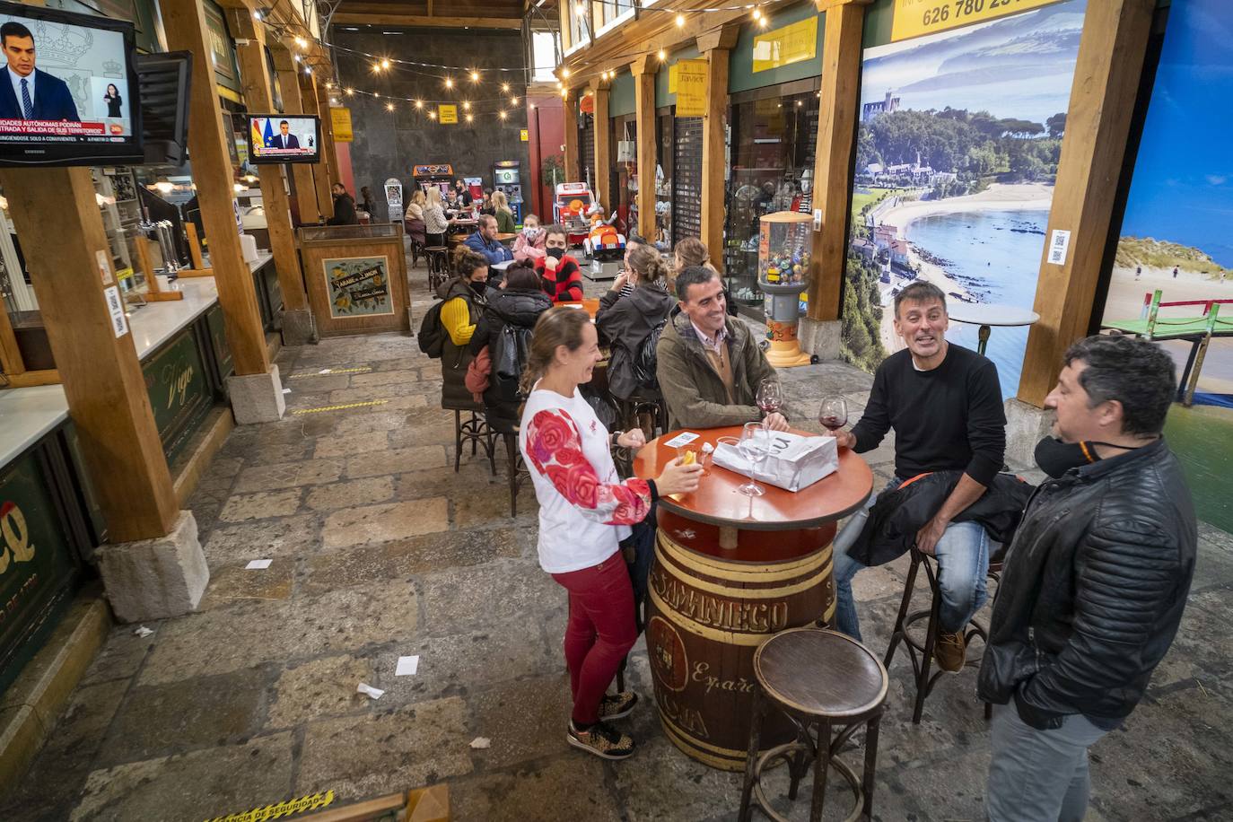 Fotos: Toque de queda