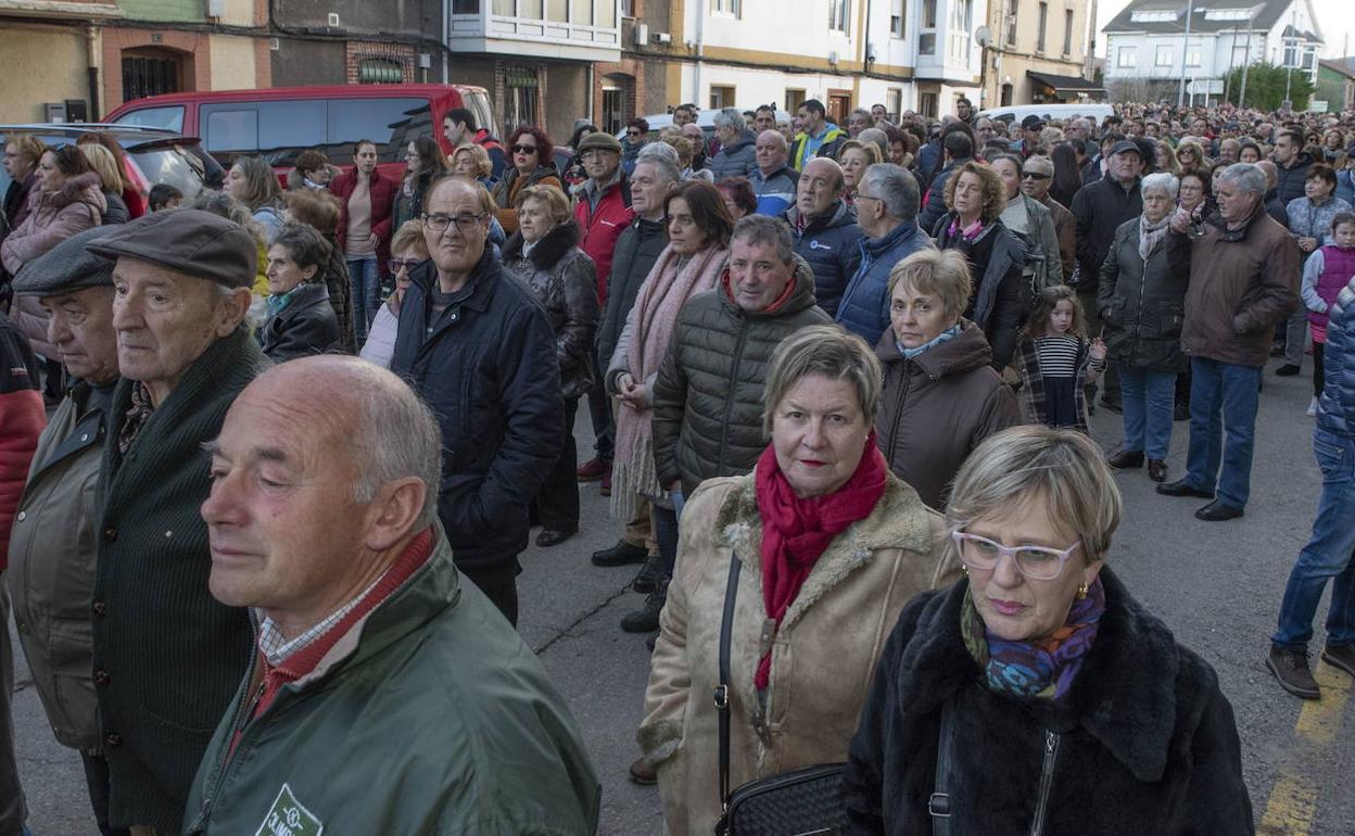 Manifestación celebrada en febrero de este año para protestar por la situación vivida a causa de la inundaciones de diciembre de 2019.